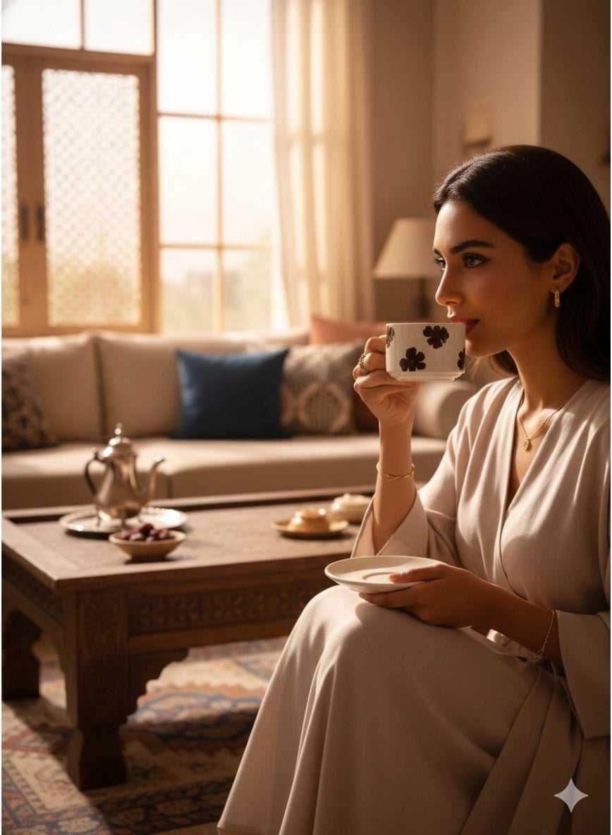 كوب قهوة سيراميك مع صحن 280 مل